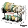 Dish Rag Drying Rack Cathoe Dish Drying Rack with Drainboard Set Over The Sink Dish Drying ...