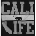 thumbnail image 2 of California Pride Cali Life CA Flag Plus Size Crewneck Graphic Tee Shirt Brisco Brands 2X, 2 of 5