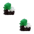 thumbnail image 1 of Bewildely Chinese Cabbage Ornaments Gifts Jade Shape Wealth Blessing Resin for Car Tipo 1 2Conjunto, 1 of 1