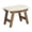 Summer Sand and Brown, variant on SONGMICS Foot Stool Ottoman, Padded Foot Rest Under Desk with Solid Wood Frame, Removable Cover, Summer Sand and Brown