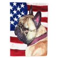 thumbnail image 1 of ""Caroline'S Treasures Lh9545Gf Bulldog Francés Frenchie Usa Bandera Patriótica Americana Pequeña Multicolor"", 1 of 5