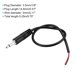 thumbnail image 2 of Uxcell Conector macho de 3.5mm, cable de audio de 2 polos TS de cable desnudo de 1/8" de 0.25m, paquete de 4, 2 of 5