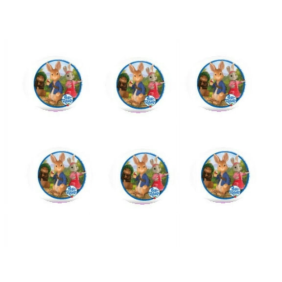 Peter Rabbit 12 - 2 inch Cupcake Edible Frosting Photos