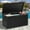 Black, variant on Dextrus Outdoor 150 Gallon Waterproof Resin Deck Box with Lock, Black