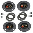 thumbnail image 4 of Minkissy 4pcs Subwoofer Terminal Connector Black for Ship Audio Systems, 4 of 8