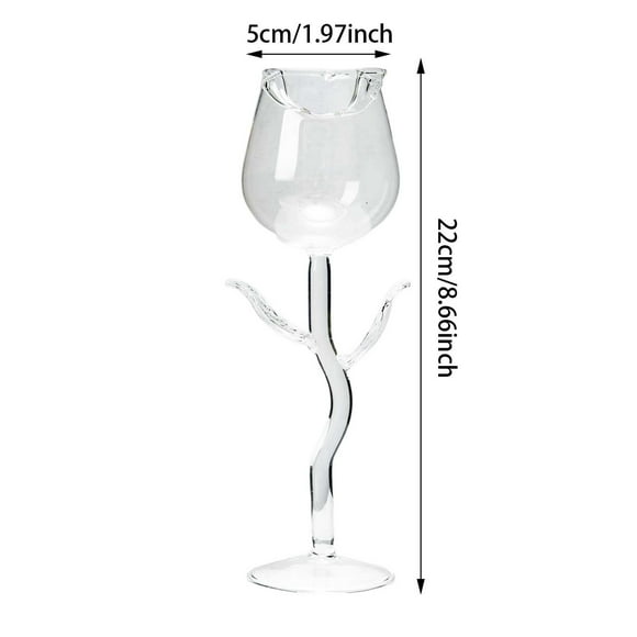 DFC Wine Glasses Rose Wine Glasses Fancy Red Wine Goblet Cocktail Wine Juice Goblet Red Wine Glass Flower Wine Glasses