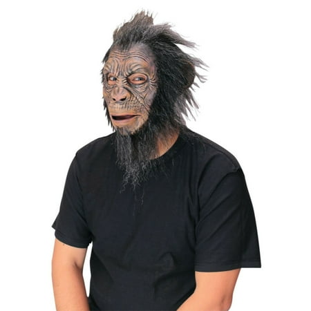 Black and Brown Blake Hairy Ape Unisex Adult Mask Costume