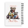 thumbnail image 2 of Happy Mother's Day Proud Pitbull Mom Spiral Bound Journal Terrier Dog Lover 5x7in Spiral Notebook - 03003, 2 of 5