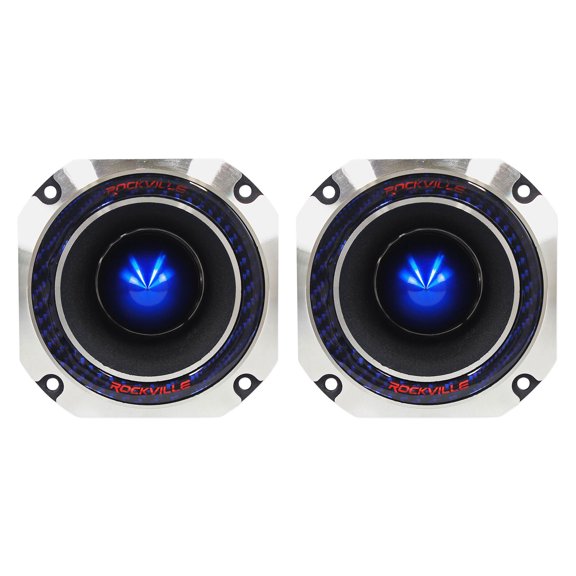 Pair Rockville RT4 2" Pro Audio Tweeters Titanium Compression Horns w/ 240 Watts