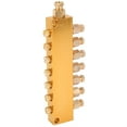 thumbnail image 2 of Diviseur d'Huile Réglable, Séparateur d'Huile Réglable Distributeur de Piston à Huile Lubrifiant Fournitures de Joint Industriel Distributeur d'Huile en Laiton Durable pour Système de Lubrification 1 en 7 Sorties, 1 en 9 Sorties, 1, 2 of 8
