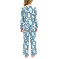 thumbnail image 7 of FORMRS Kids Pajama Set Fleece Long Sleeve Top Relaxed-Fit Pants Lounge Sleepwear, Sizes 3T-11Y, Easter Eggs, 7 of 7