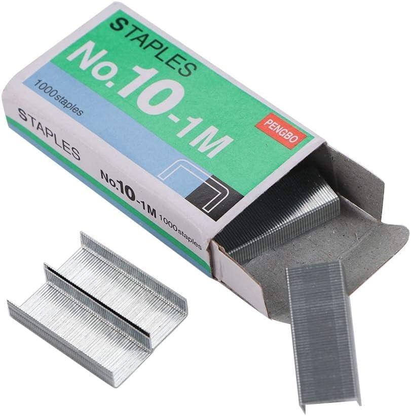 SAYDY Staples Mini Metal Staples 1000Pcs/Lot No.10-1M Stationary No.10 ...