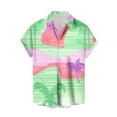 thumbnail image 2 of Xixinqiwan No Boundaries Men's Button Shirt,Men's Summer Printed Shirt Short Sleeve Breathable Button Down Beach Shirt for Summer Casual Vacation Wedding Shirt, 2 of 3