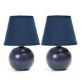thumbnail image 1 of Simple Designs  Mini Ceramic Globe Table Lamp 2 Pack Set, 1 of 4