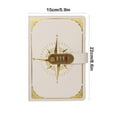 thumbnail image 2 of A5 Classic Password Diary with Combination Lock, Vintage Compasses Pattern Notebook, Lockable Stationery Journal for Students, Waterproof Imitation Leather Cover, 2 of 5