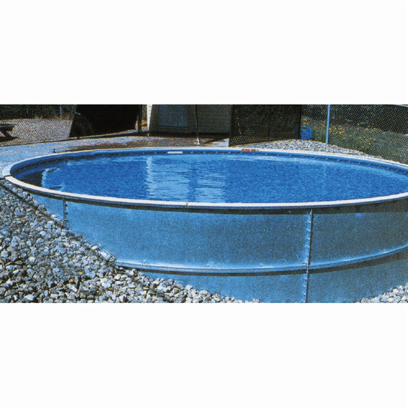 Lake Effect Pools 12' x 24' x 52" Oval Dominica Semi Inground Swimming Pool