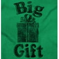 thumbnail image 2 of Funny Big Wrapped Christmas Present Unisex Plus Fleece Graphic Sweatshirt Brisco Brands 5X, 2 of 5