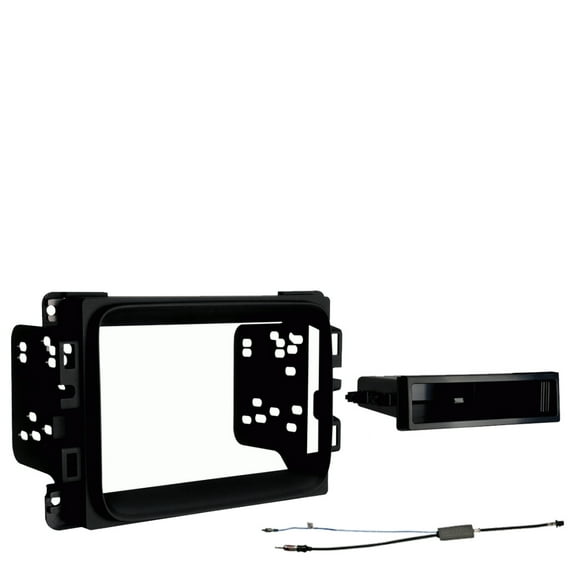 Jeep Cherokee 2017 Single or Double DIN Stereo Harness Radio Install Dash Kit