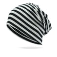 thumbnail image 2 of HOWPAY Slouchy Beanie for Women Men Oversized Windproof Striped Knitted Winter Hats for Cold Weather Soft Warm Unisex Skull Caps, 2 of 3