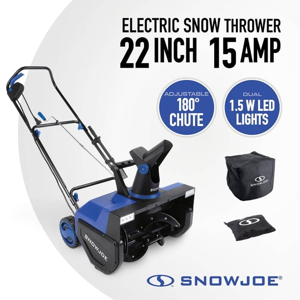 Snow Joe SJ627E-CVR Electric Snow Thrower | 22-Inch | 15-Amp