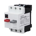 thumbnail image 2 of DIN Rail Mount Motor Circuit Protector, 3P Rail Mounted Motor Circuit Protector Switch, AC380V Overload Protection ABS Plastic Shell, with Double Handles, for Household Appliances, 2 of 7