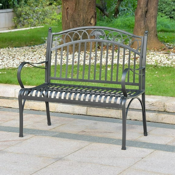 Segovia Iron 2-Seater Garden Bench
