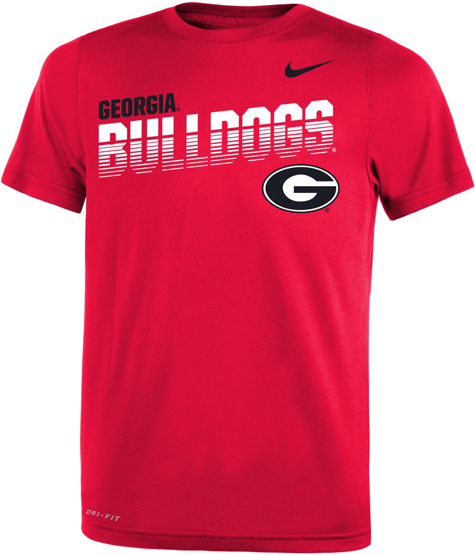 Nike - Nike Youth Georgia Bulldogs Red Legend Football Sideline T-Shirt ...