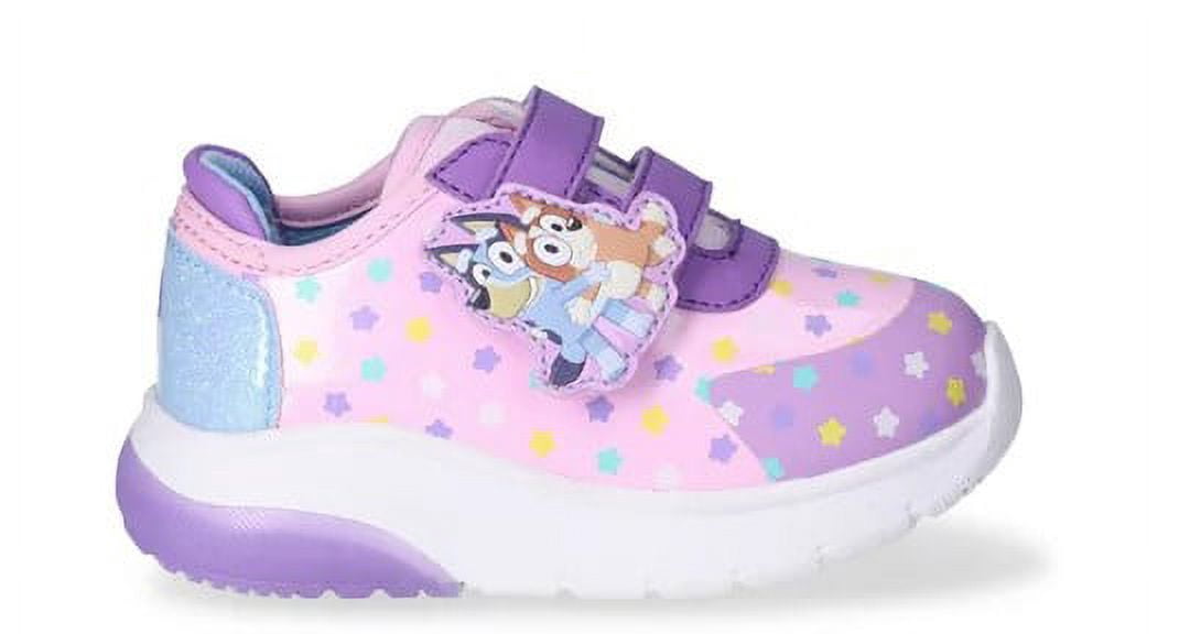 Bluey Toddler Girls Athletic Light Up Sneaker, Sizes 5-10