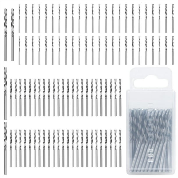 Juego de 100 Brocas, Broca de Corte con Punta Guía para Paneles de Yeso de 1/8 Pulgada, Herramientas para Paneles de Yeso, Corte de Paneles de Yeso para Usar con Espiral