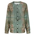 thumbnail image 4 of Kaondbfi Women's Cardigan, Single Plush Art Print Comfortable Knitted Cardigan Winter Coat for Women, 4 of 9