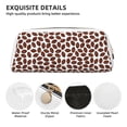 thumbnail image 4 of Uemuo Coffee Rugby Printed Leather Pencil Case, Pencil Pouch, Portable Pencil Bag, Pen Case for& Office, 4 of 7