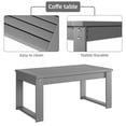thumbnail image 4 of Yiwa Modern Simplistic Coffee Table, 34"x22"x16", Grey, 4 of 7