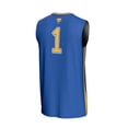 thumbnail image 3 of Unisex GameDay Greats #1 Royal Pitt Panthers Lightweight Collegiate Basketball Fashion Jersey, 3 of 4