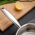 thumbnail image 5 of Fortune Candy 4 Quart Saucepan, 18/8 Stainless Steel Tri-Ply Cookware with Lid, Dishwasher Safe, 5 of 8