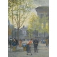 thumbnail image 2 of Victor Gabriel Gilbert 18x24 Gold Ornate Framed and Double Matted Museum Art Print Titled - Madeleine, 2 of 4