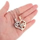thumbnail image 5 of WORGEOUS 1 par de collares de pareja collares de costura de corazón de llave de bloqueo collares a juego Regalo de San Valentín, 5 of 7