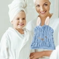 Cobrcref Cute Bunny Dry Hair Cap Children Shampoo With Shower Cap Cartoon Creative Dry Hair