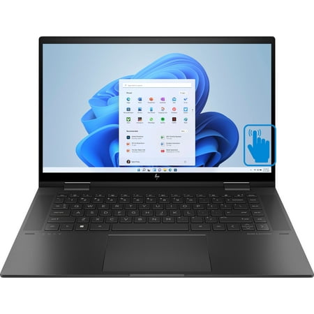 HP Envy x360 2-in-1 Laptop 15.6in Touchscreen FHD OLED Display (AMD Ryzen 7 5825U 8-Core, AMD Radeon, 32GB RAM, 1TB PCIe SSD, Backlit KYB, WiFi 6, SDXC Reader, Win 11 Pro)