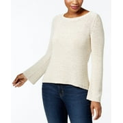 Style & Co Petite Boat Neck Sweater Natural Heather PL