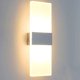 thumbnail image 3 of Lámpara de pared interior LED de 5W Lámpara de pared de aluminio acrílico moderna Luz de iluminación para dormitorio Pasillo de noche Sala de estar Oficina Restaurante Bar Cama Hotel Blanco cálido oso de fresa Electrónica, 3 of 3