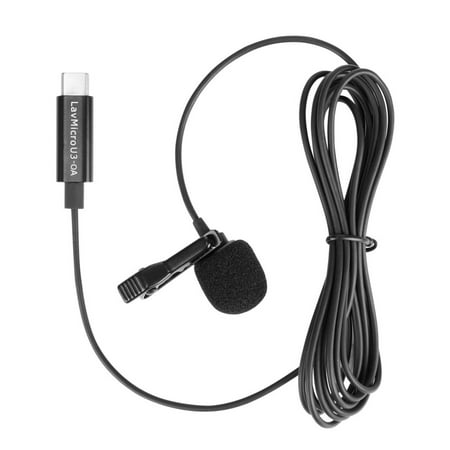 Saramonic - Clip-On Omnidirectional Lavalier Microphone designed for DJI Osmo Action (LavMicroU3-OA)