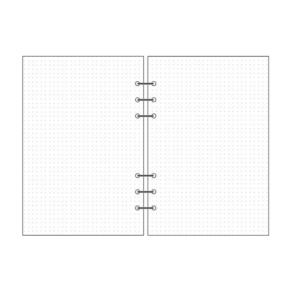 A5 A6 A7 Loose Leaf Paper Set Notebook Refill Sets Spiral Binder Planner Inner 