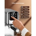 thumbnail image 4 of Máquina de café espresso HomCozy, 20 bares, espuma de leche con pantalla táctil, 4 of 9