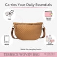 thumbnail image 5 of Kedzie Terrace Woven Crossbody Bag, Tan (Women's), 5 of 7