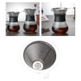 thumbnail image 4 of Abbracc Clear Pour Over Coffee Maker, High-Temperature Resistant Hand Brewing Anti-Scald Carafe, 4 of 9