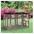 thumbnail image 2 of Outdoor Cat House Catio Wooden Feral Cat Shelter 71" Large Door Weatherproof, 2 of 8