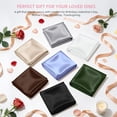 thumbnail image 3 of Silk Pillow Cases with Zipper,Pillow Case,Cornflower Blue,Standard,1pc, 3 of 7