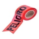 thumbnail image 1 of Cinta Señor seguridad Delimitadora rojo con leyenda peligro, 1 of 4