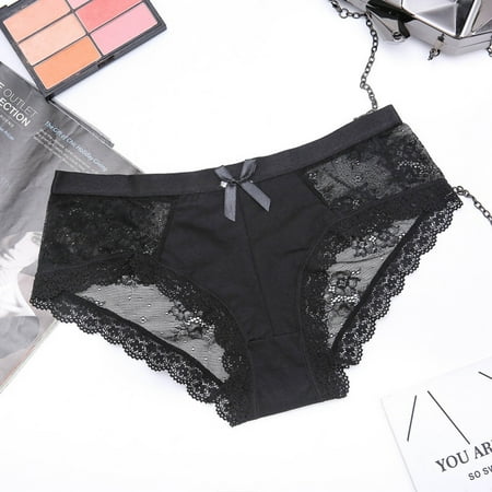 

Besssbest Yoga Pants Women Lace Panties Women Bow Briefs Panties Lace Underwear
