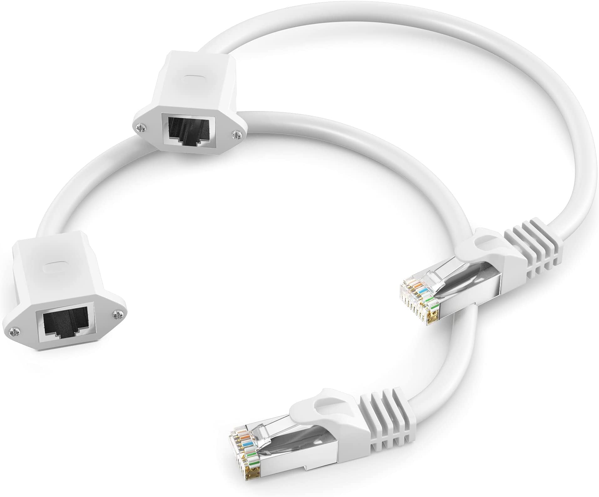 Extension Cable 0.6 ft Cat6 Male to Female RJ45 Connector